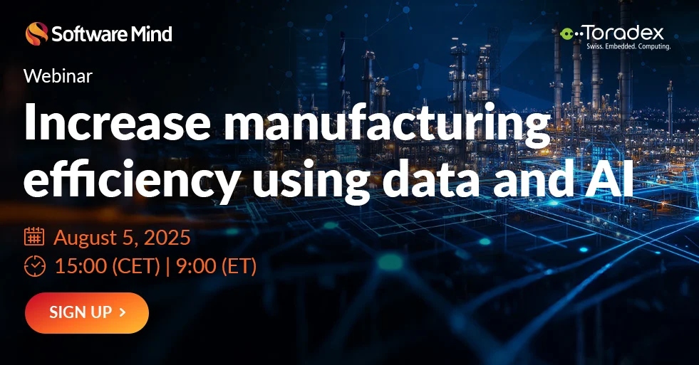 Webinar: Increase manufacturing efficiency using data and AI